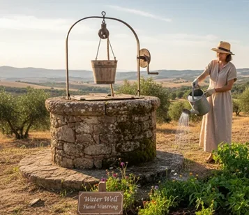 Water Well Hand Watering